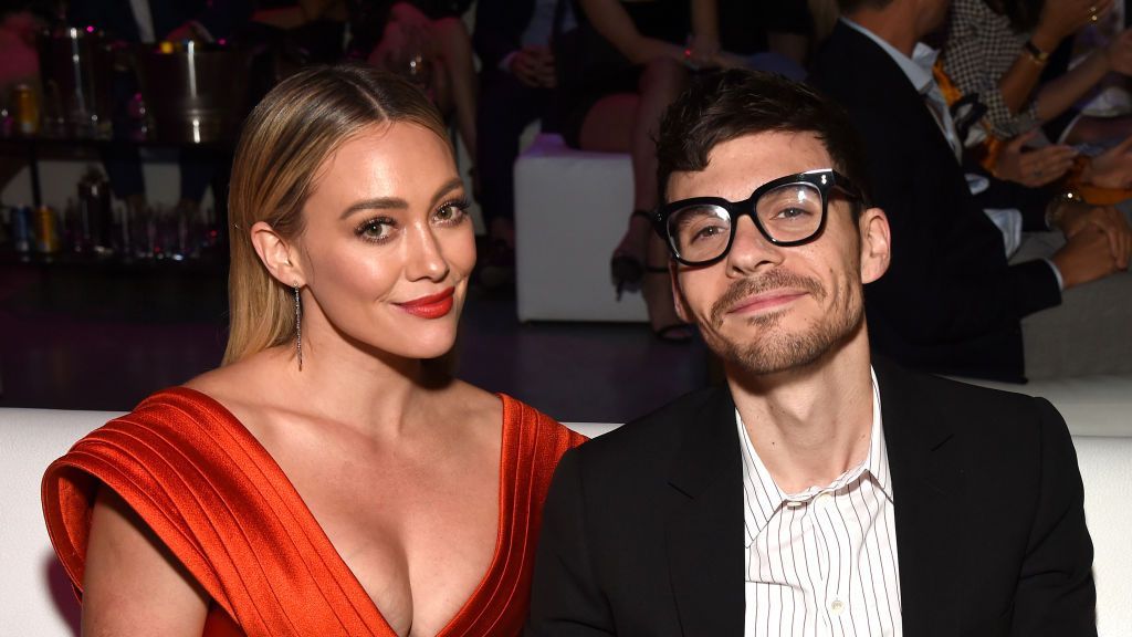 los angeles, california october 12 l r hilary duff and matthew koma attend the 5th adopt together baby ball gala on october 12, 2019 in los angeles, california photo by michael kovacgetty images for adopt together