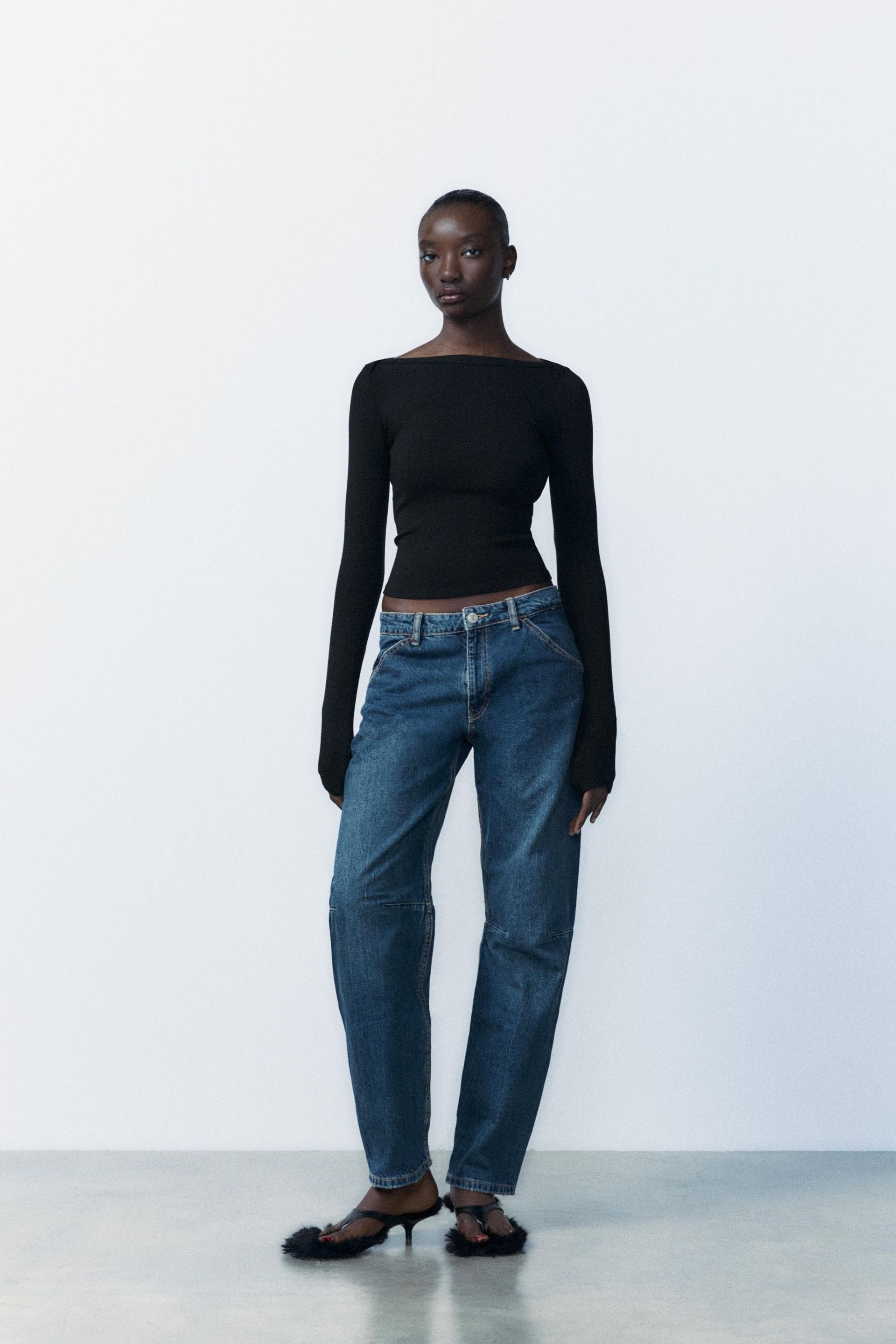 Boatneck Rib Shirt