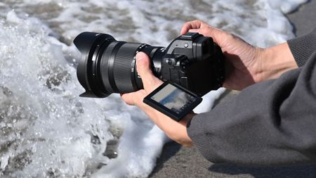 Lifestyle shot of Nikon Z5 II