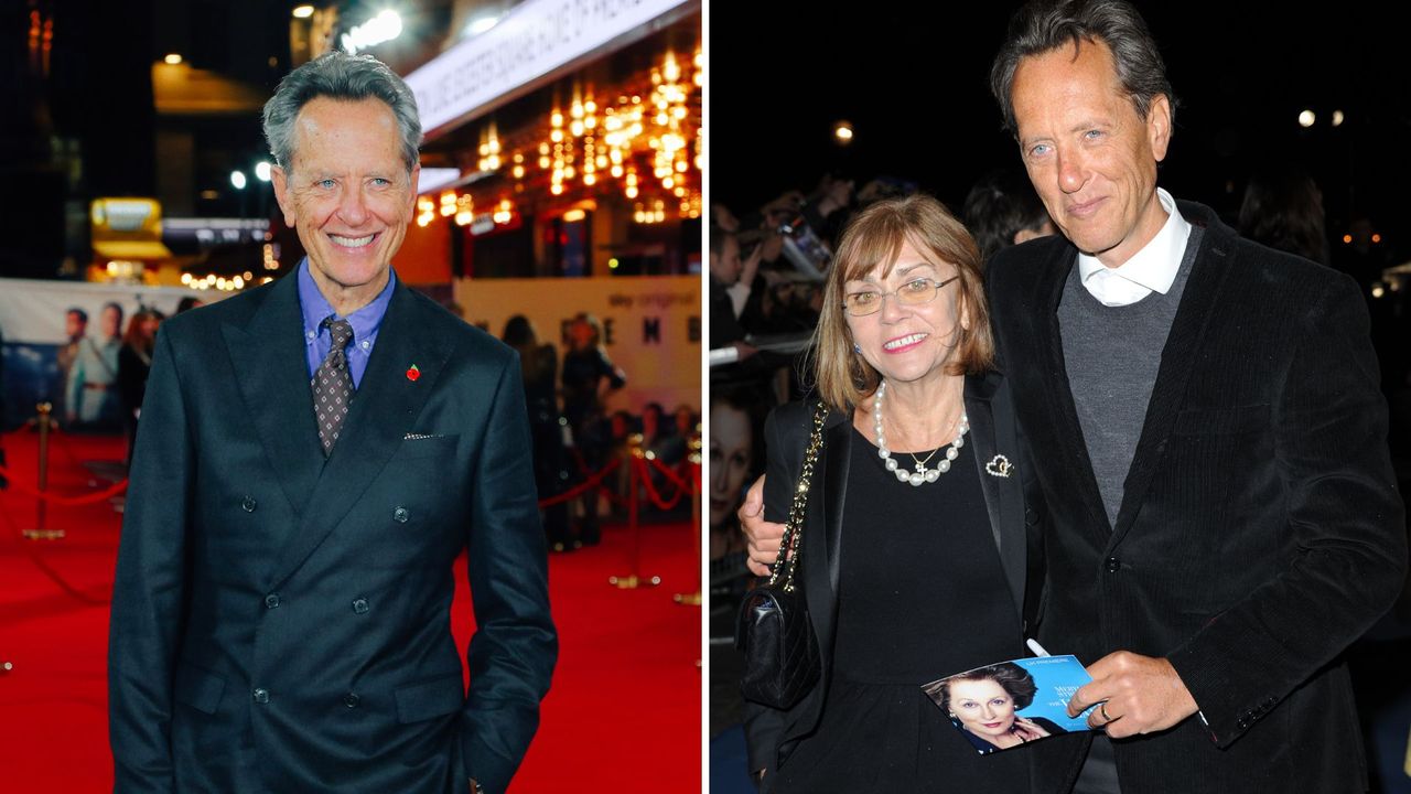 L-Richard E. Grant in 2025, R-Joan Washington and Richard E. Grant in 2012