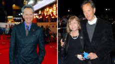 L-Richard E. Grant in 2025, R-Joan Washington and Richard E. Grant in 2012