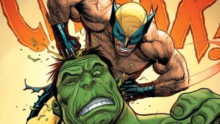 Wolverine hurts Hulk