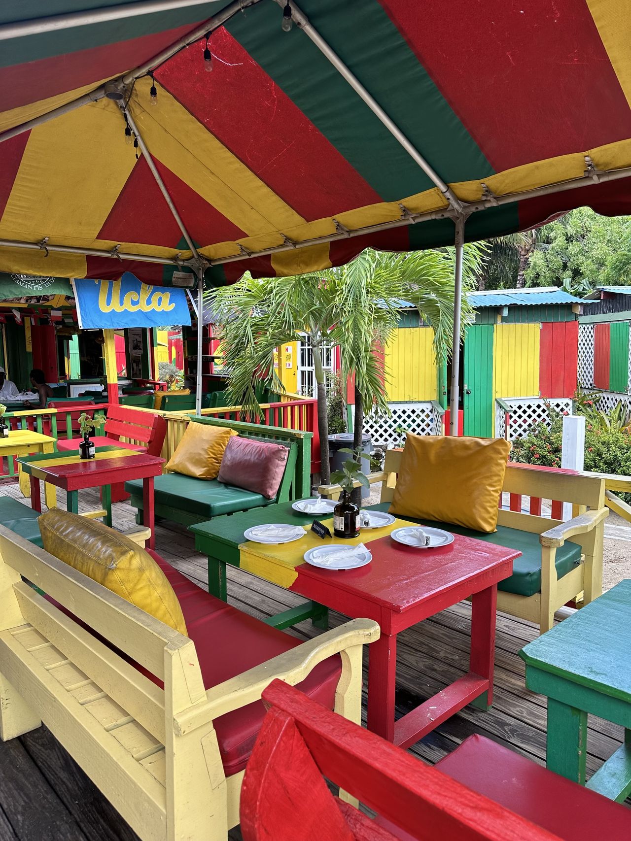 Sunshine's Beach Bar &amp; Grill on the tiny Caribbean island of Nevis
