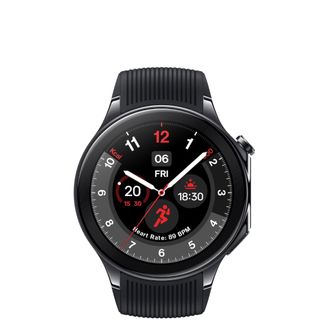 Render of the Black Steel OnePlus Watch 2 render