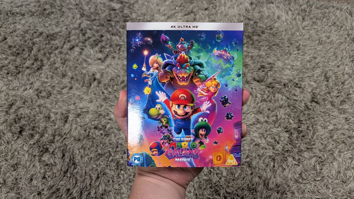 The Super Mario Galaxy Movie 4K Blu-ray case