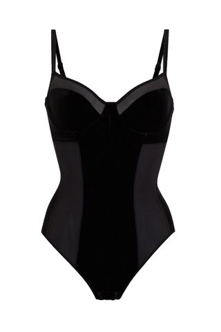 black bodysuit, sustainable lingerie