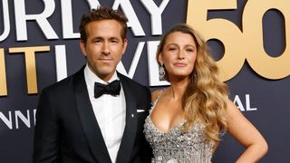 Ryan Reynolds and Blake Lively attend the 50th Anniversary Special of SNL