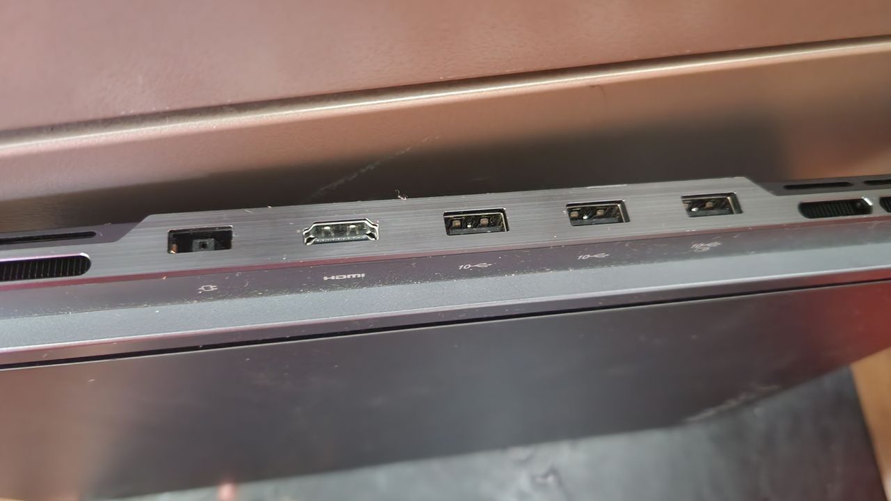 Lenovo Legion Slim 7i (2023) on a table