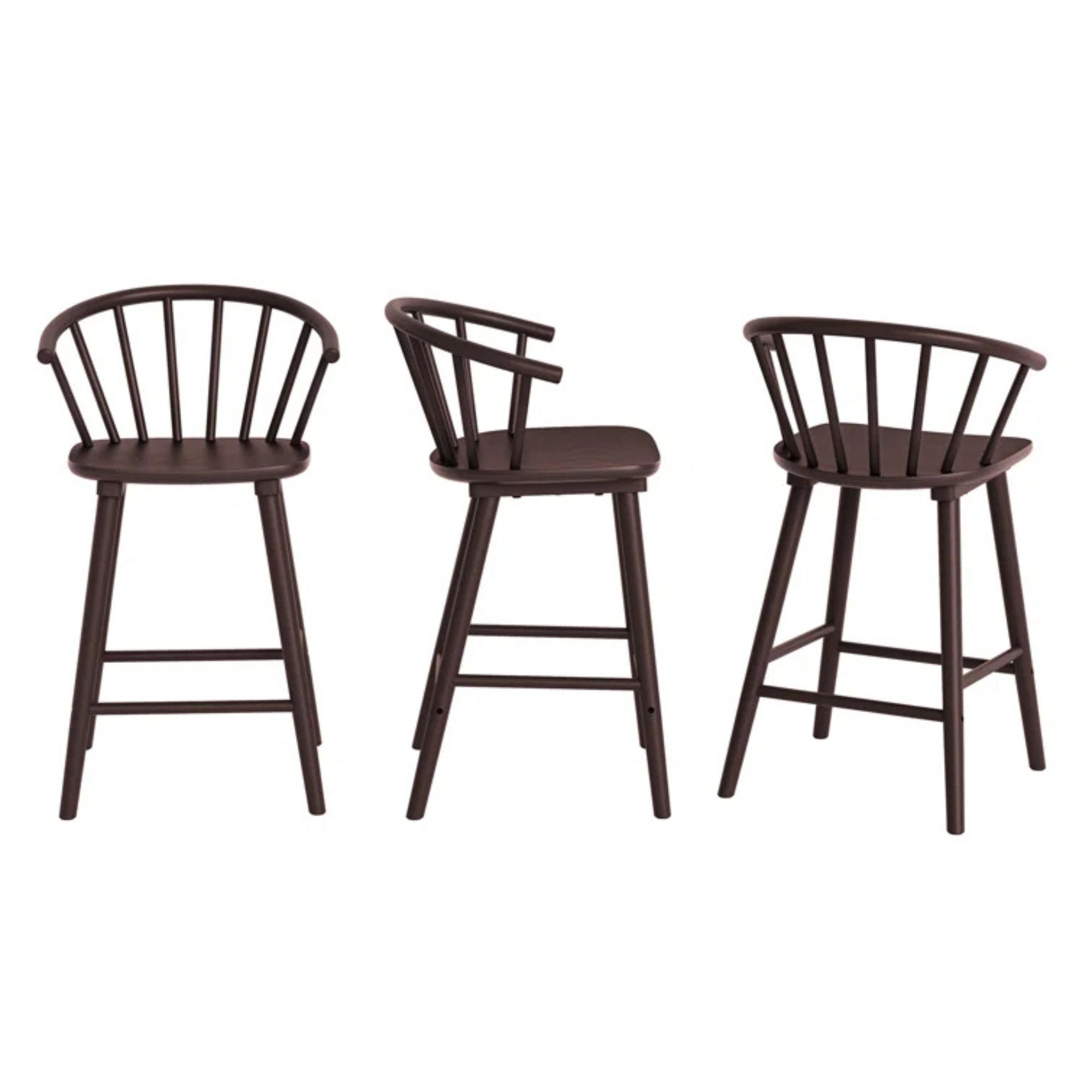 Chelssie Solid Wood Counter Stool 