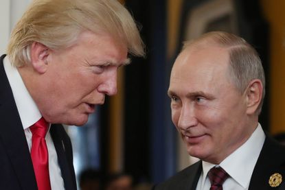 President Trump and Vladimir Putin speak 