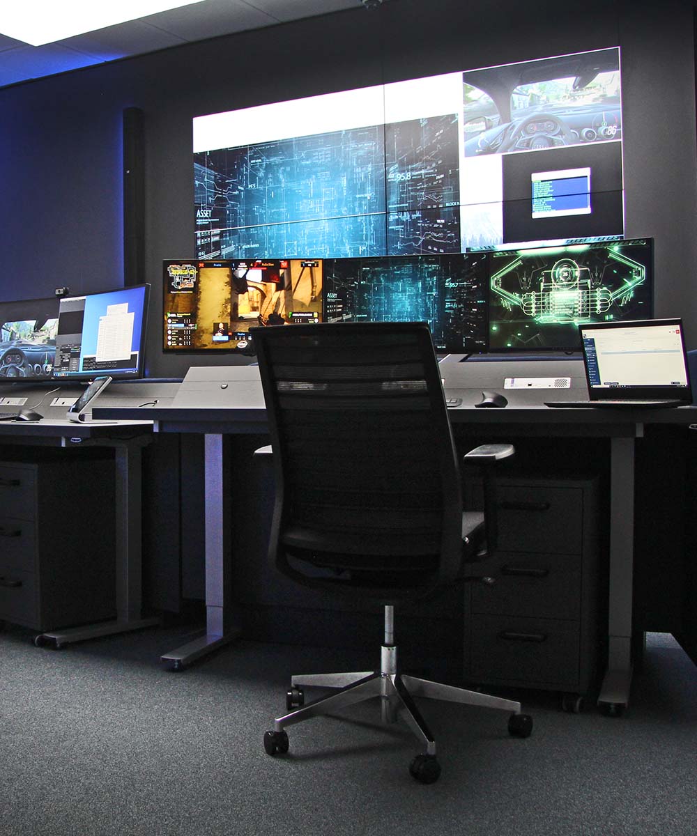 Command and Control Room with KVM