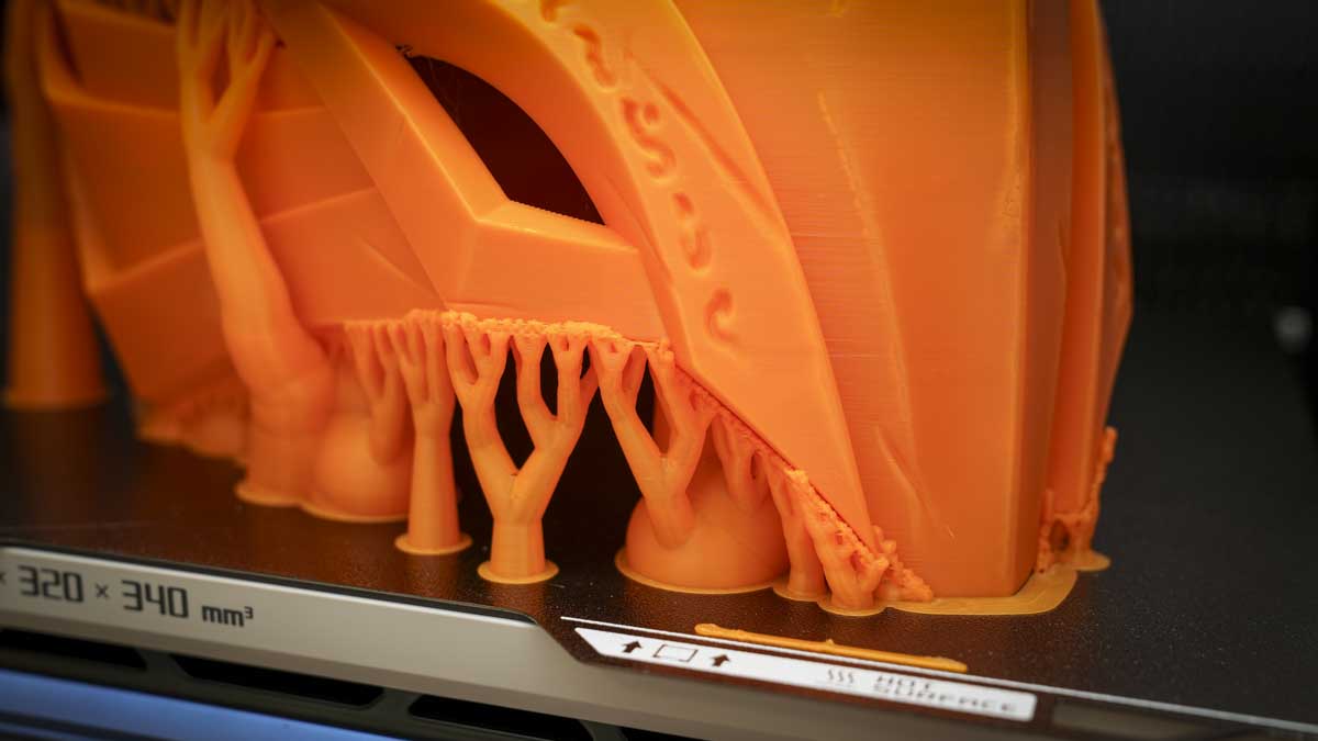 Bambu Lab HS2 3D printer during our review