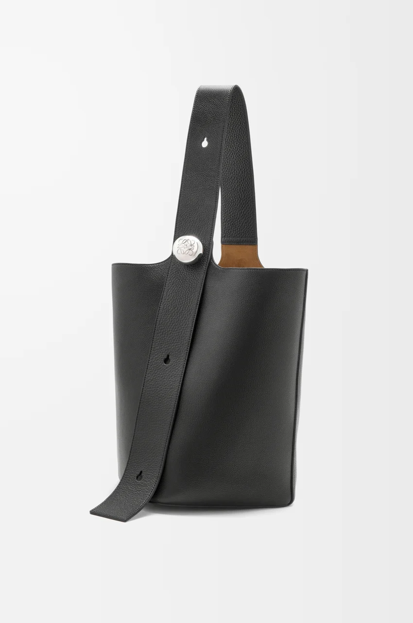 Loewe, Mini Pebble Bucket Bag in Soft Grained Calfskin