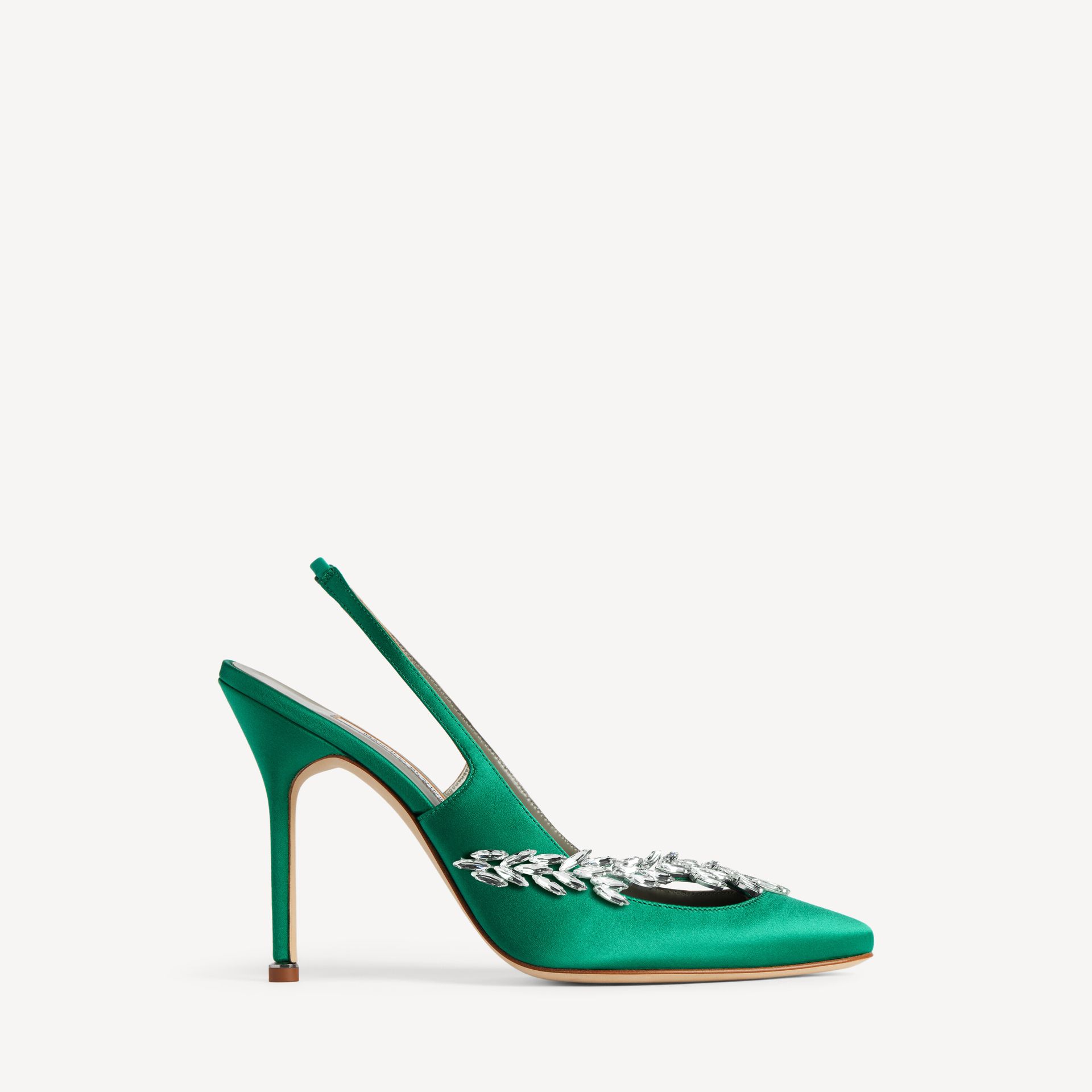 Women's Balenciaga | Manolo Blahnik Slingback in Grass