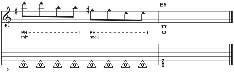 pinched harmonics