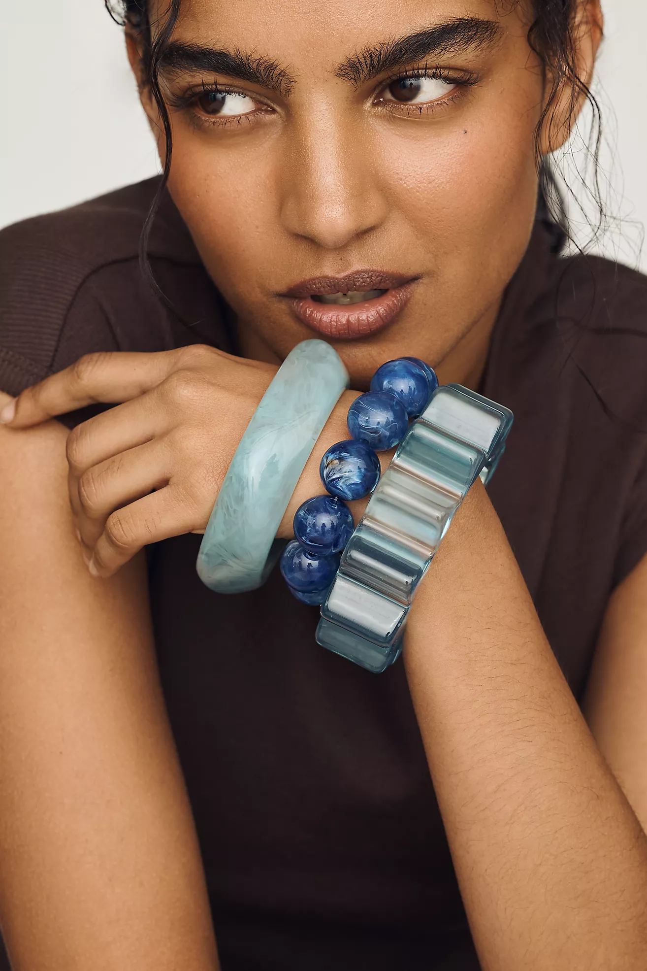Resin Bangles, Set of 3