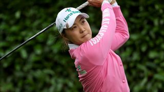 Minjee Lee takes a shot at the Amundi Evian Championship