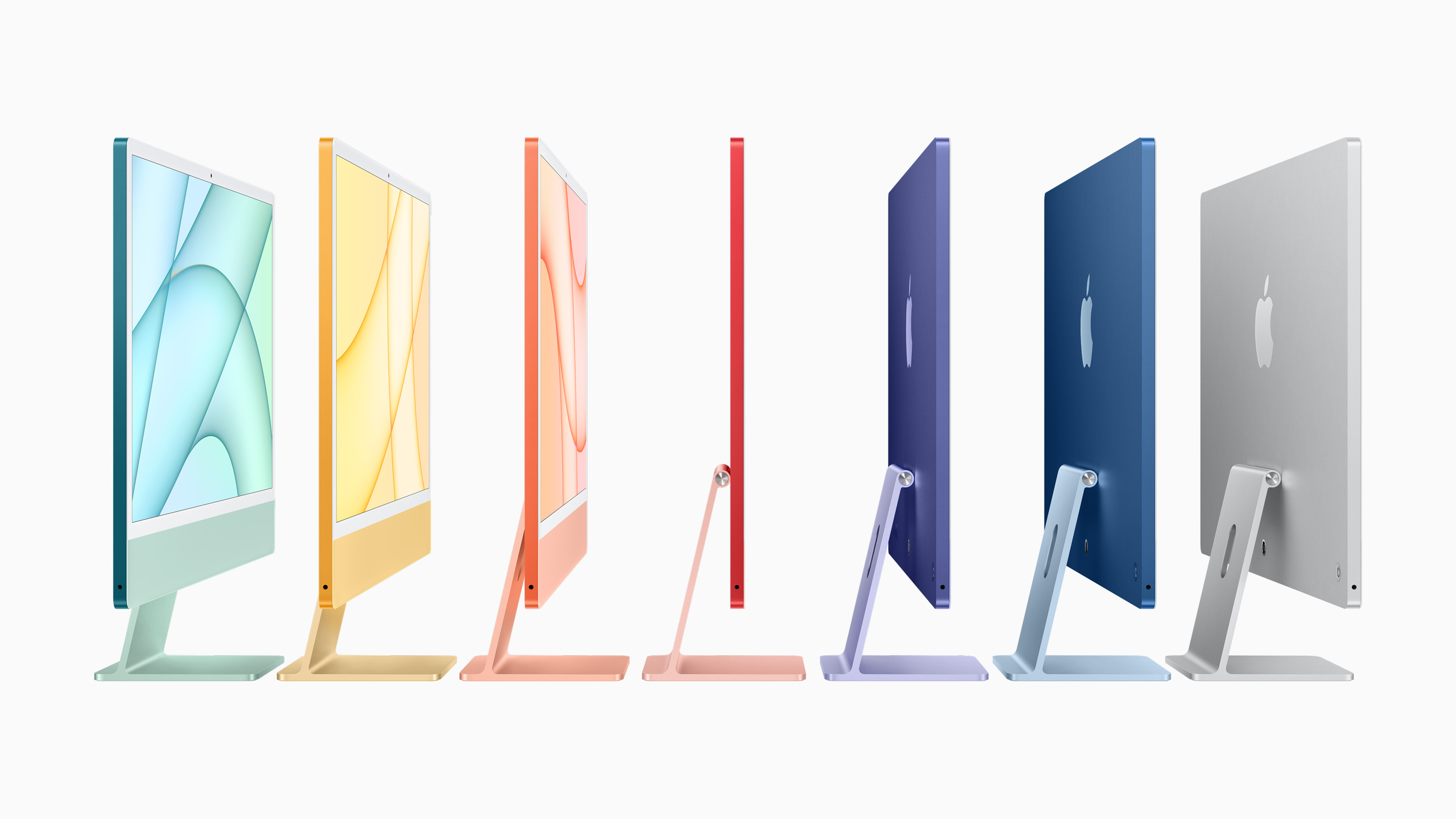 Ineup de cores do Apple iMac 2021