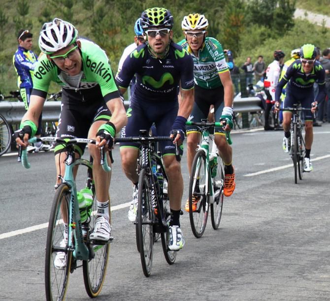 Bauke Mollema (Belkin) leads Izaguirre
