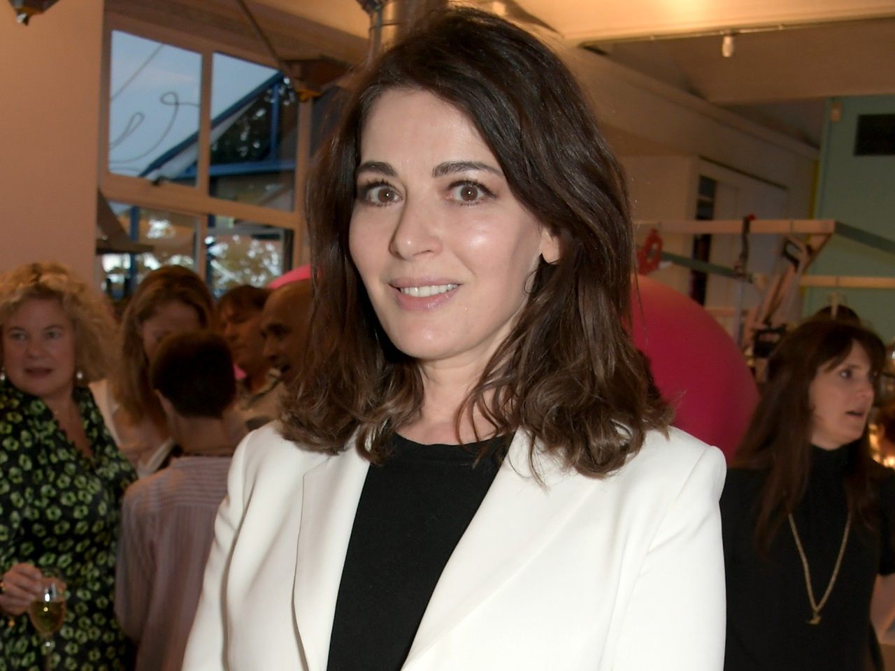 Nigella Lawson attends a private view of &quot;Stanley Kubrick: The Exhibition&quot; at The Design Museum