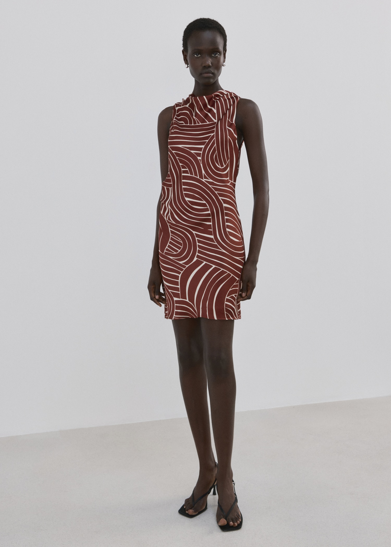 Geometric Print Dress - Women | Mango United Kingdom