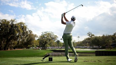 Scottie Scheffler takes a shot at The Players Championship