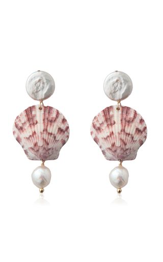 Ilha Pearl and Shell Earrings