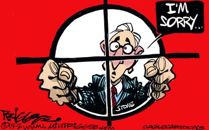Political&nbsp;Cartoon&nbsp;U.S. Roger Stone Russia Investigation Apology Judge