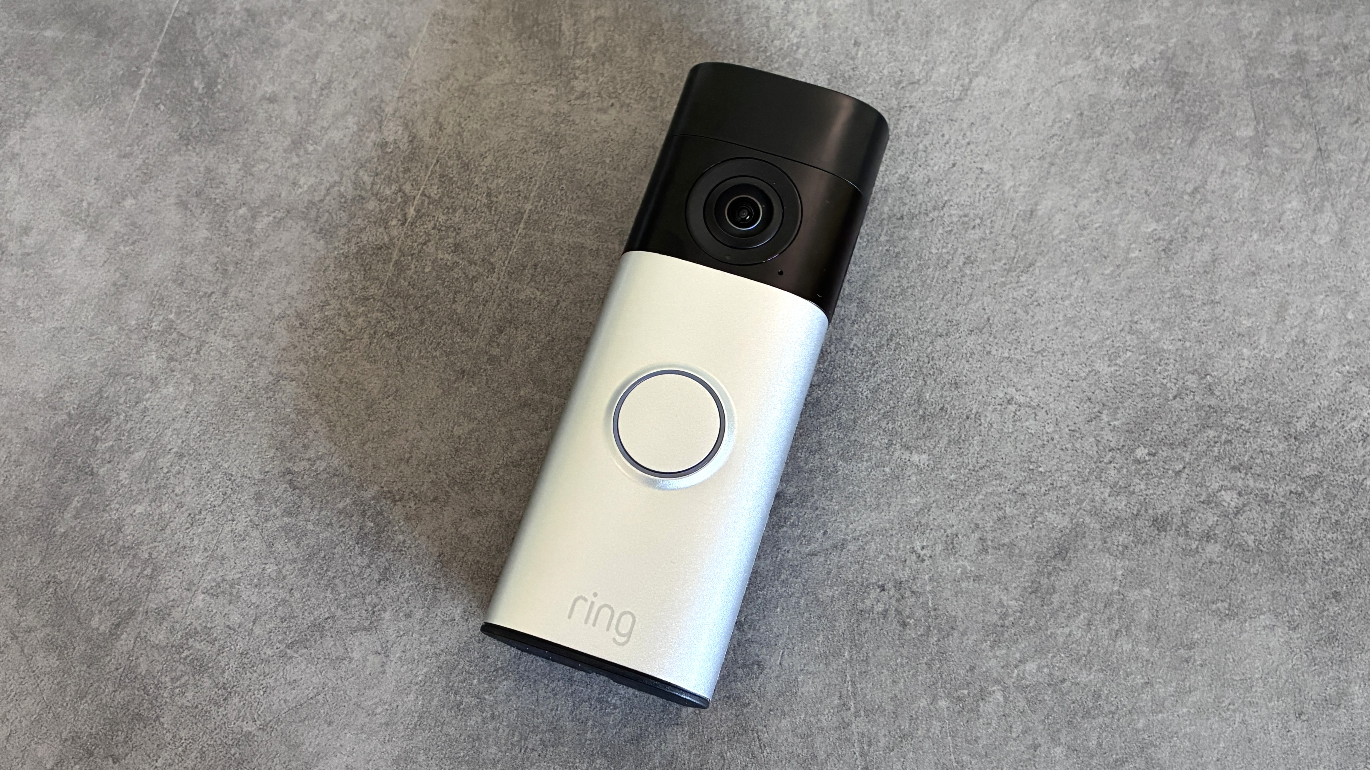 Ring Battery Video Doorbell Plus (2nd Gen) on table