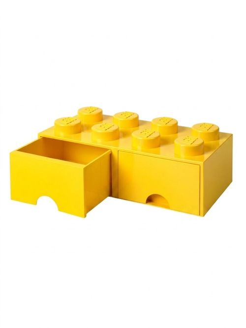 Brick Drawer 8 Knobs in Yellow