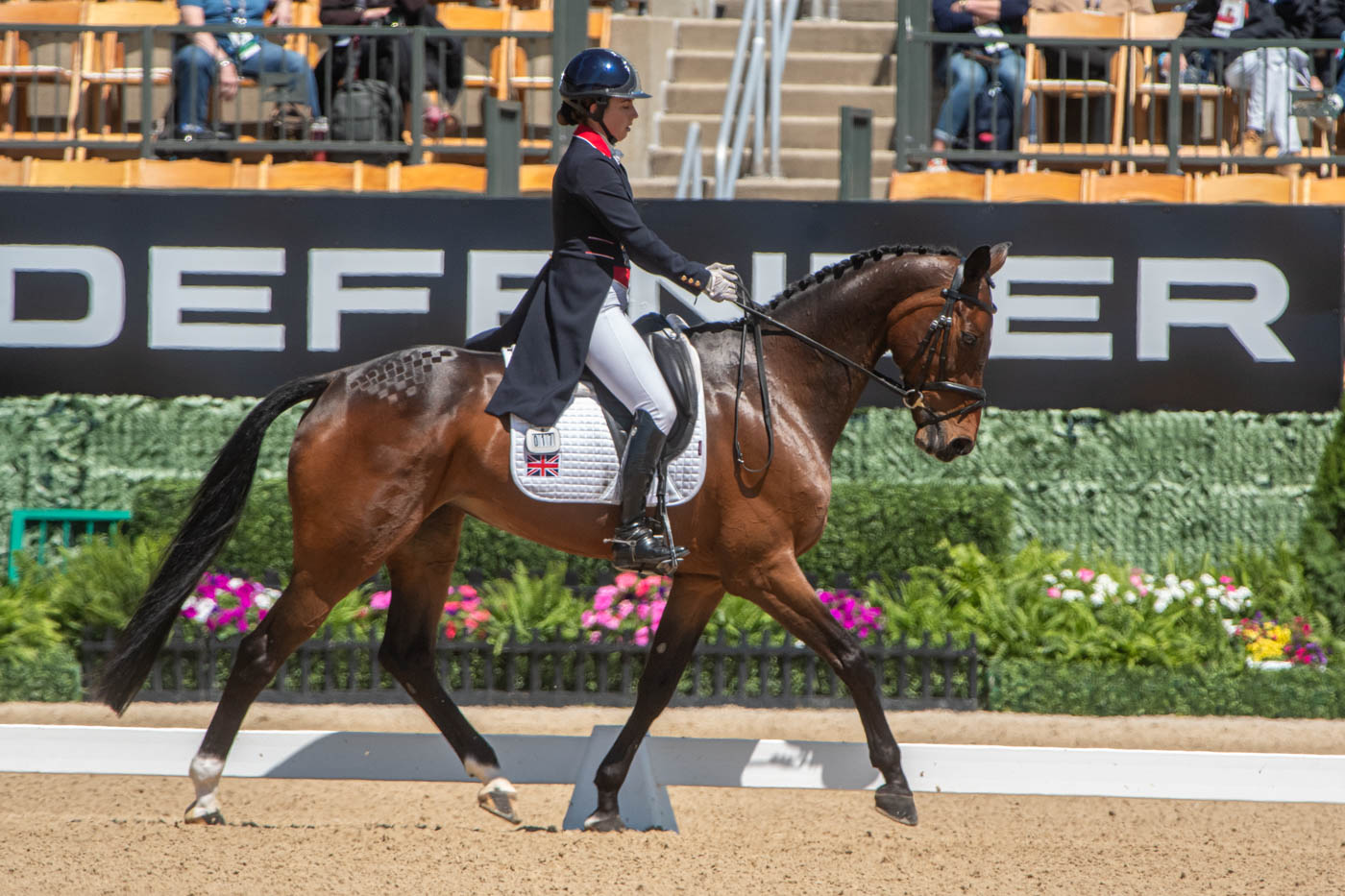 Kentucky Three-Day Event dressage: Kirsty Chabert and Classic VI