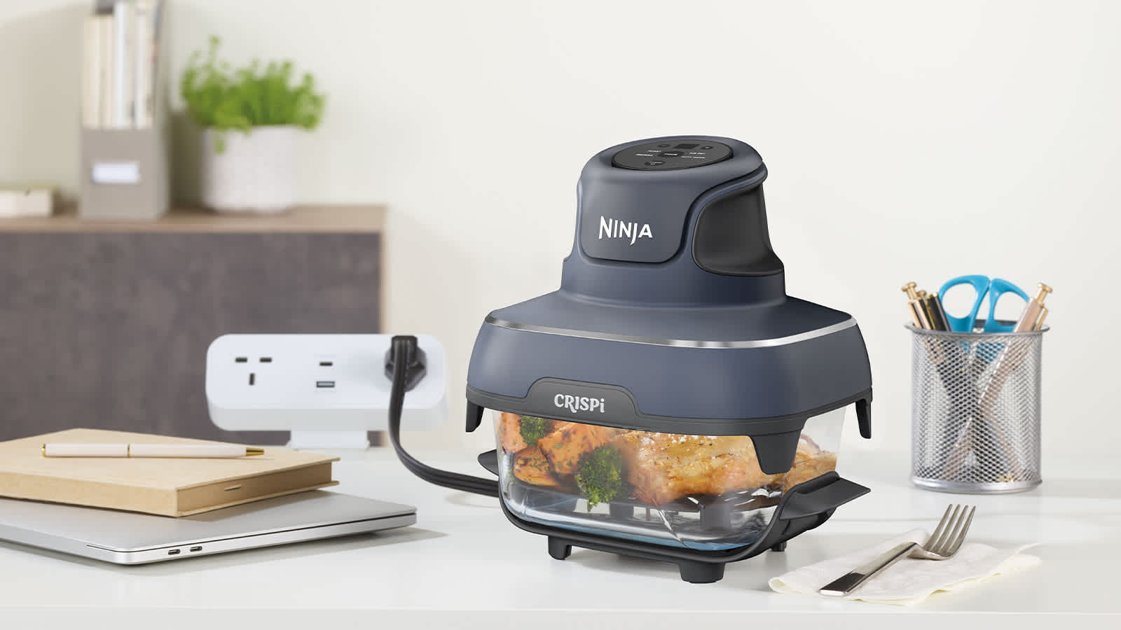 Ninja CRISPi 4-in-1 Portable Glass Air Fryer