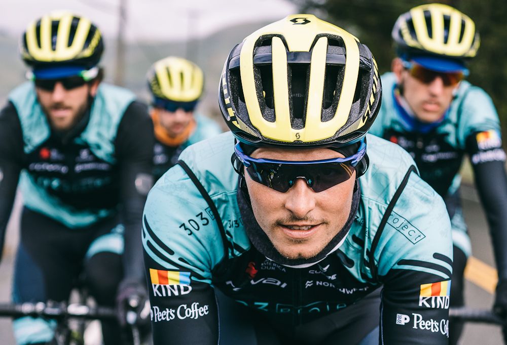 Bernat Font Mas and 303 Project teammates at training camp