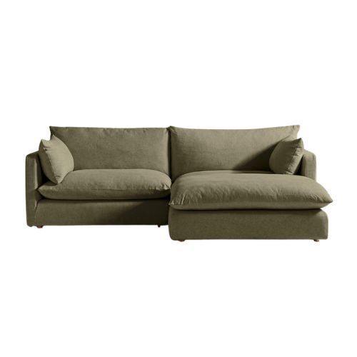 Unwind Modular 3-Piece Slipcovered Sectional Sofa