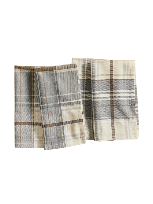 Woodrow Plaid Cotton Napkins - Set of 4