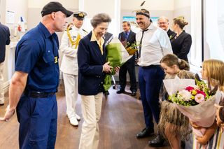 Princess Anne met with victims of Australian bushfires and floods
