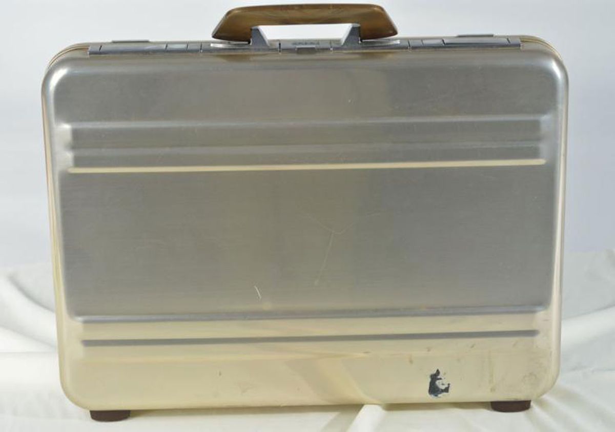 No one knows the combination of the lock, so the potential contents of the case are unknown.