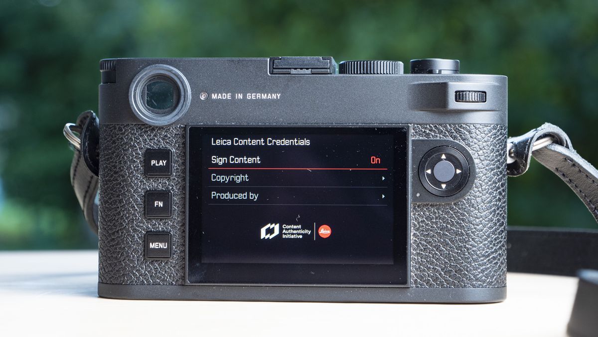 Meet The Leica M11 P Rangefinder The Worlds First Anti Ai Camera