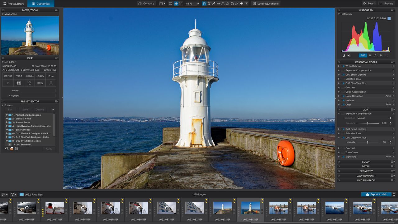 DxO PhotoLab during our tests
