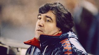 Terry Venables at Barcelona in 1986.