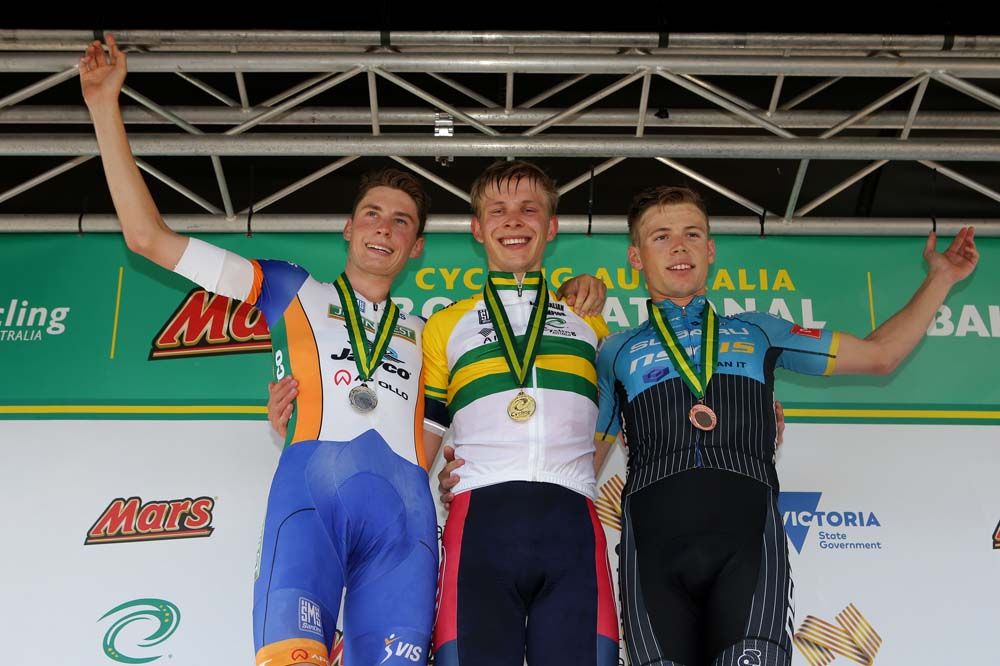 Alexander Porter (SASI) in the green and gold