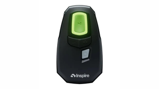 A small black remote with a green screen that control the Inspire Sleep Apnea implant