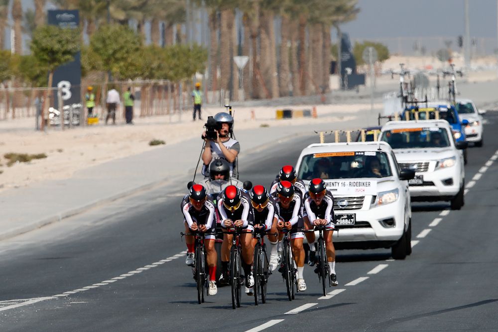 Twenty16 - Ridebiker on course at the Worlds TTT
