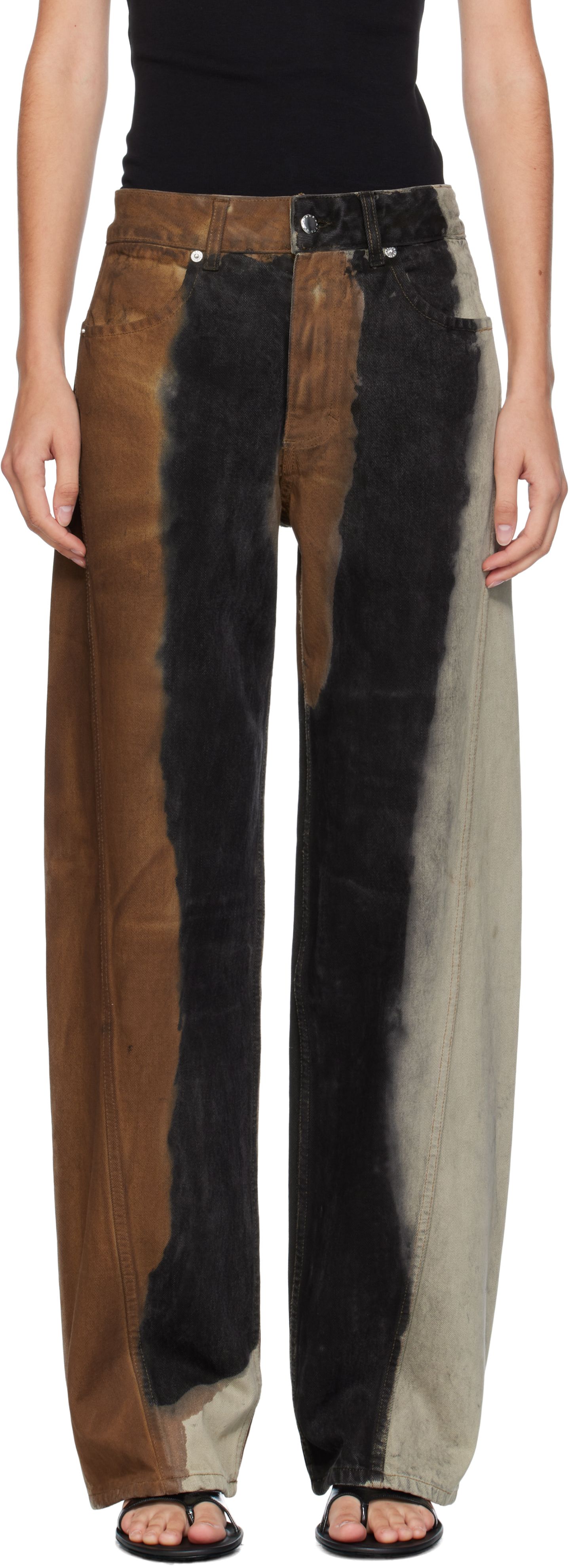 Multicolor Bend Jeans