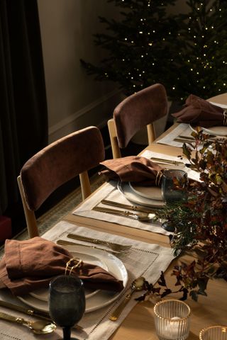 Christmas table decor by McGee & Co