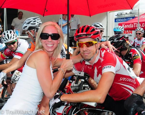 Todd Wells (Specialized) and his lovely wife Meg.