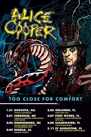 Alice Cooper tour poster