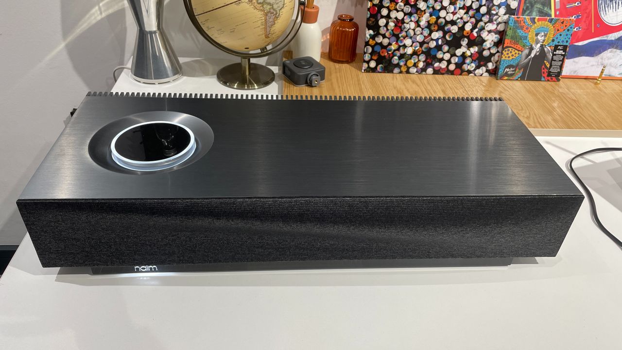 Naim Mu-so 2 on table in test room