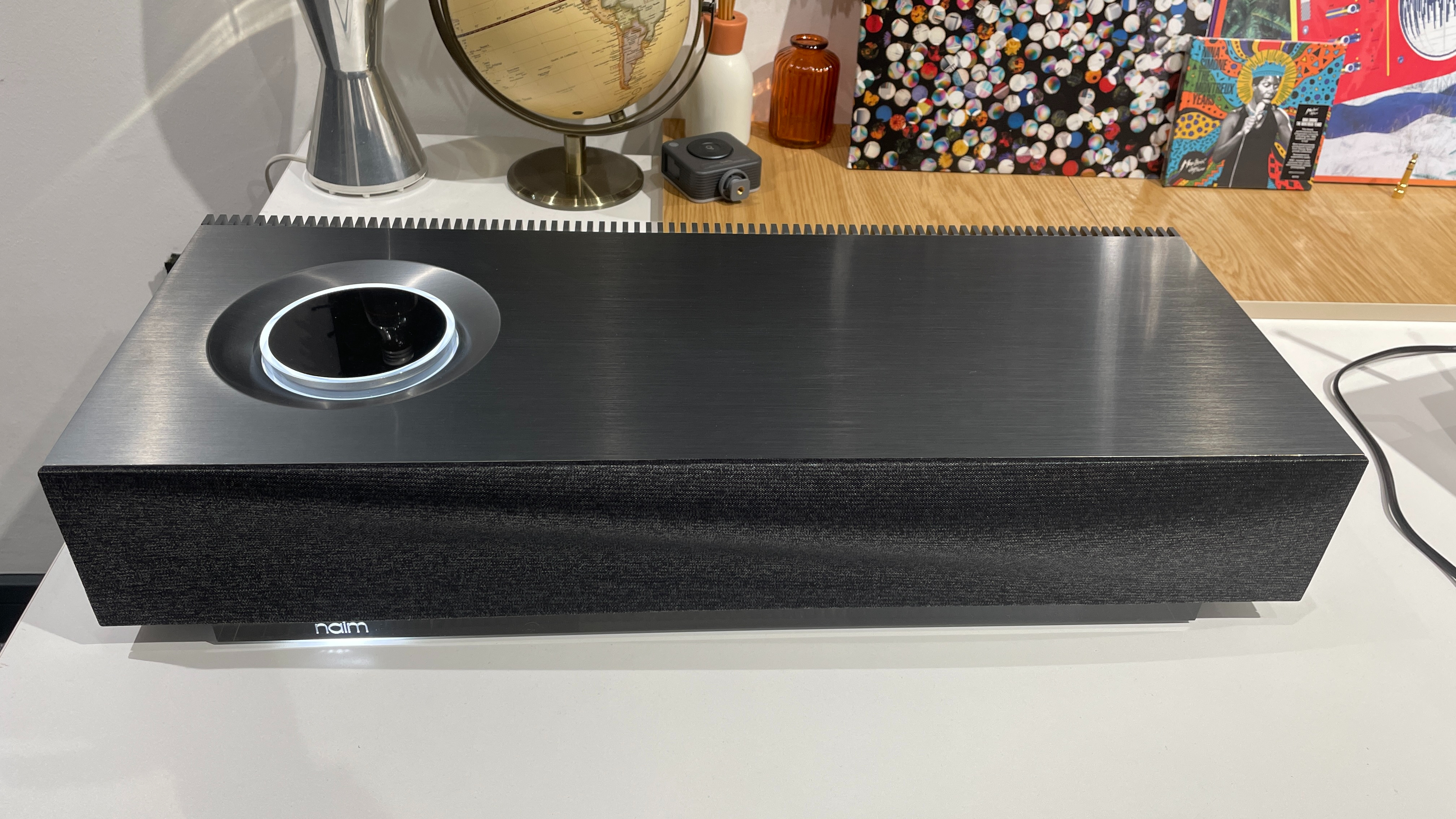 Naim Mu-so 2 on table in test room