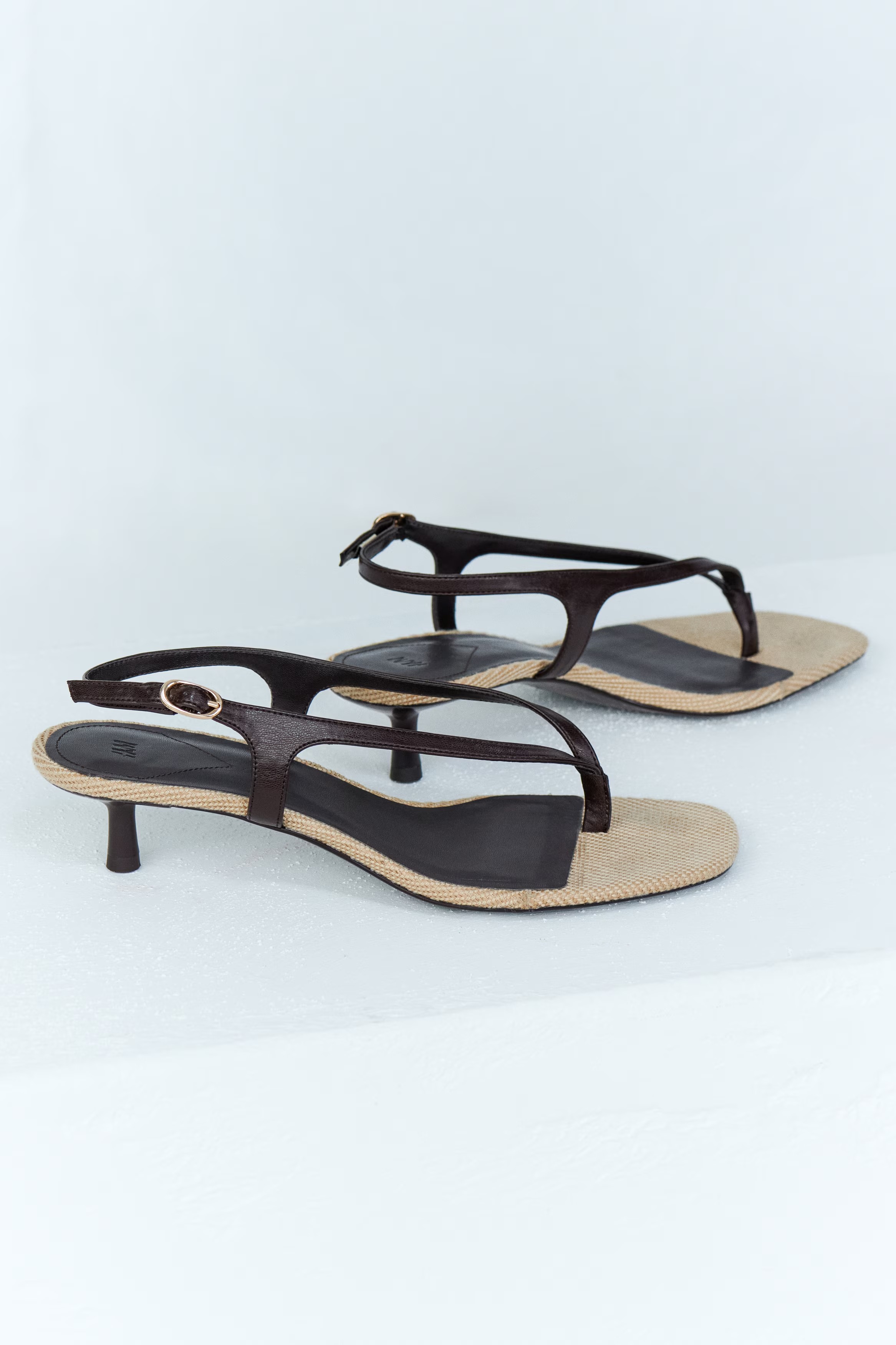 H&amp;amp;M, Kitten-Heeled Sandals